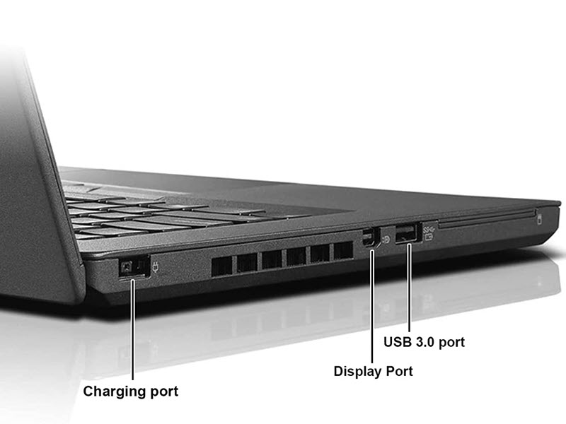 Lenovo ThinkPad T450 - Connectors