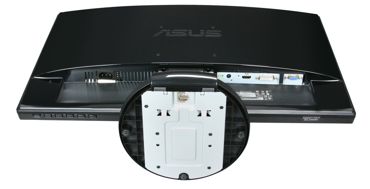 ASUS VE247H - Connectors