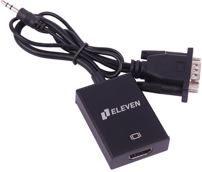 Eleven-CV1000-VGA-To-HDMI-Adapter-With-Audio-Cable